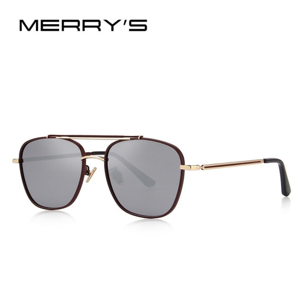 David Polarized Square Sunglasses